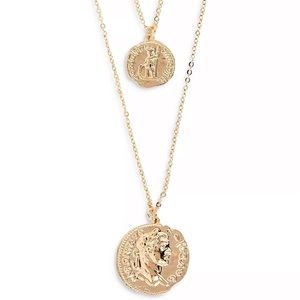 Shashi Double Armor Gold necklace